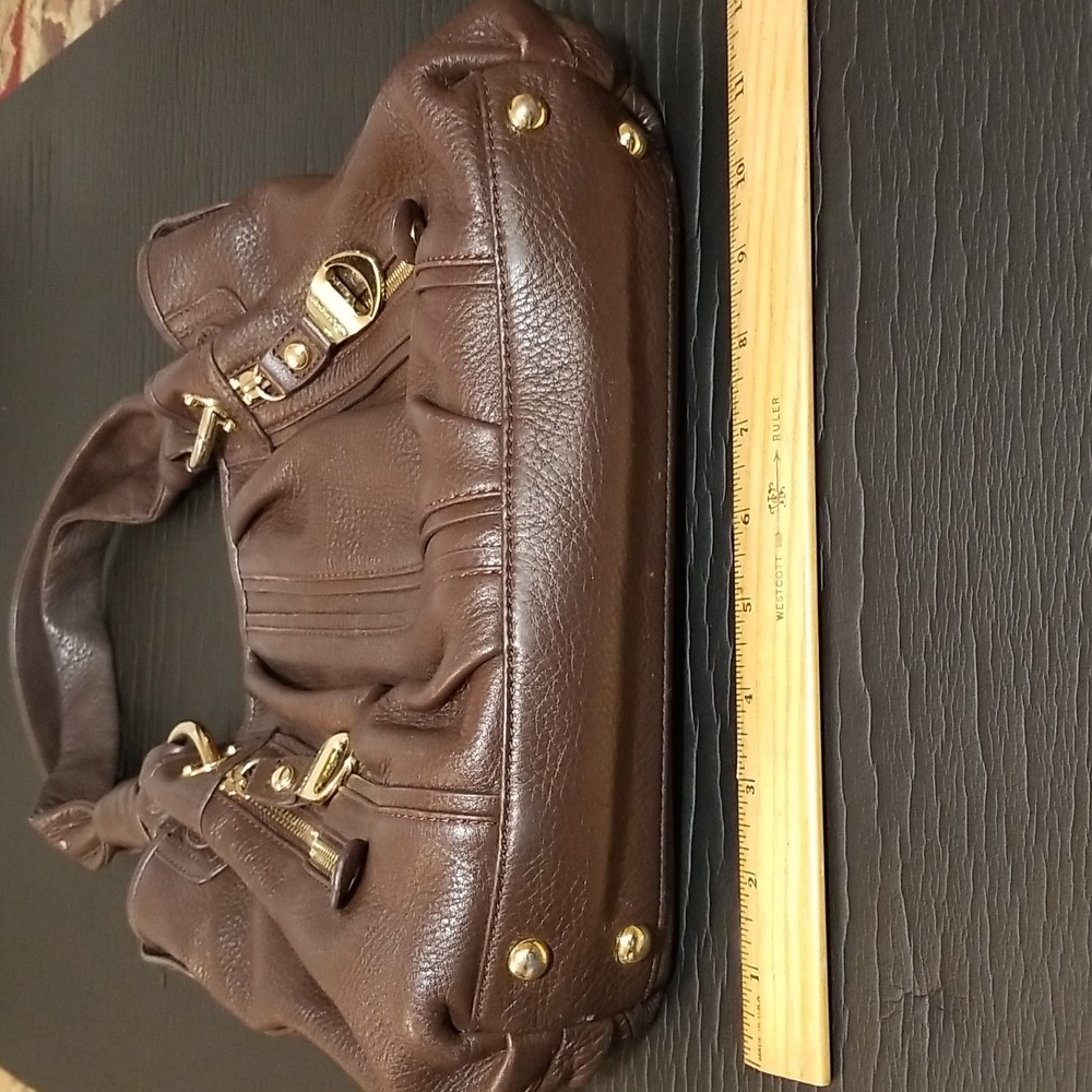 B. Makowsky Leather shoulder bag - Picture 3 of 9